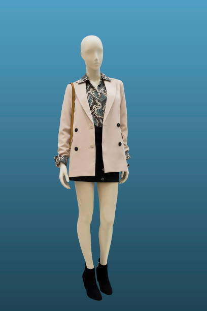 istock Full-length female mannequin. 1130536819