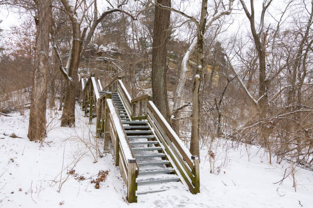 istock Staircase in Starved Rock 1130537396