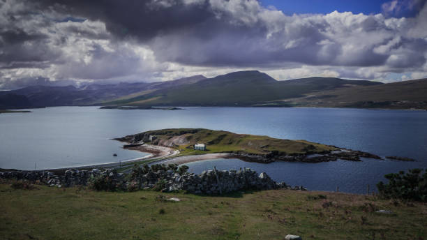 istock Lake with a small island 1130537559