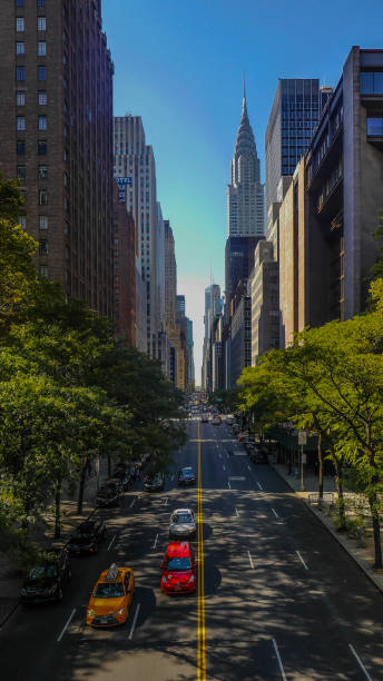 istock View through the Skyline of Manhattan 1130538569