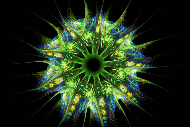 istock 3D Abstract fractal background. 1130538780