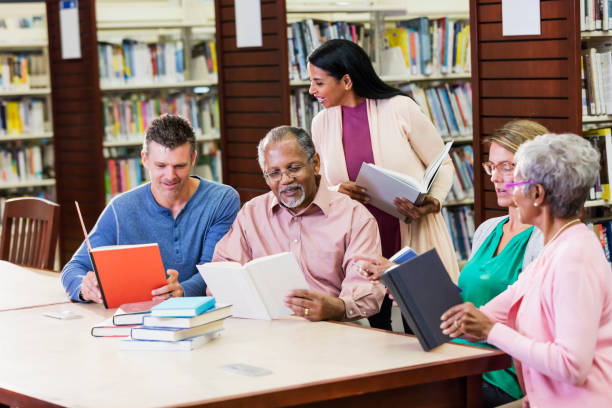 istock Diverse group of students taking adult education class 1130541397