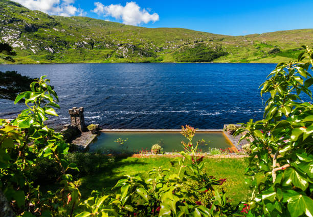 View from the hill in Glenveagh national park, Church Hill, Letterkenny, Co. Donegal, Ireland