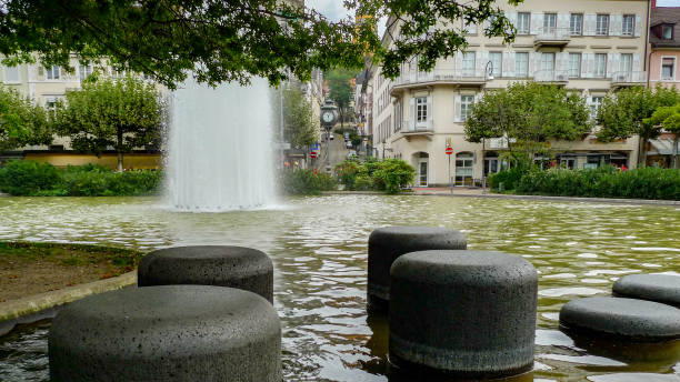istock The park at Augustaplatz in Baden-Baden, Germany. 1130554348