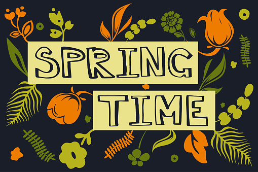 Spring Time Light Stock Illustration - Download Image Now - Abstract ...