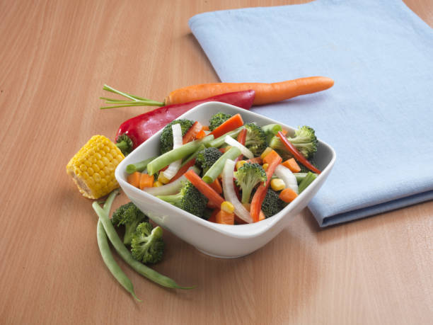 istock Mixture vegetables ,broccoli and carrot with corn 1130557069
