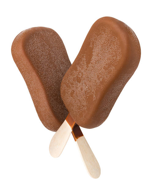 istock ice cream covered with chocolate isolated on white background, clipping path, full depth of field 1130559037