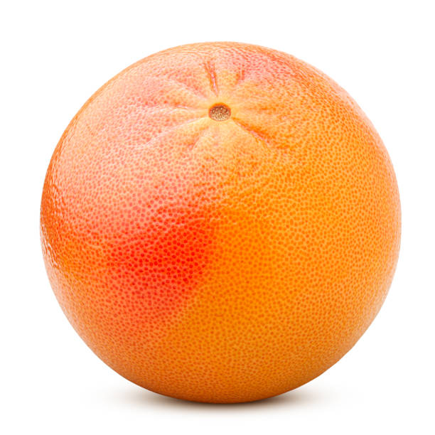 istock grapefruit isolated on white background, clipping path, full depth of field 1130559062