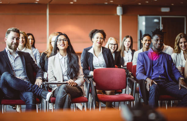 istock Business People at a Conference Event 1130559132
