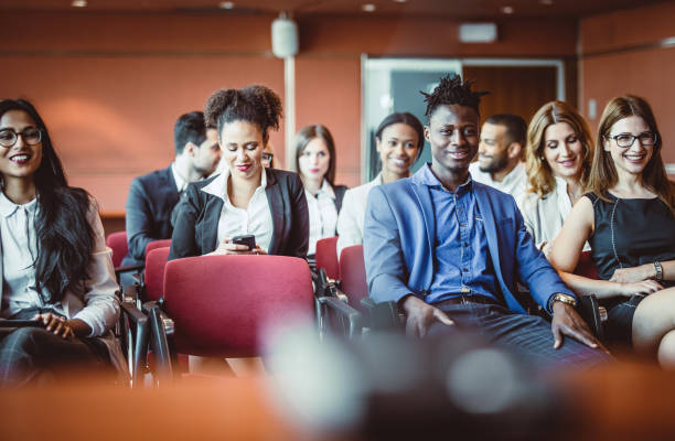 istock Business People at a Conference Event 1130559162