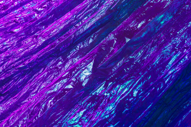 istock Holographic abstract neon textured background. 1130559290