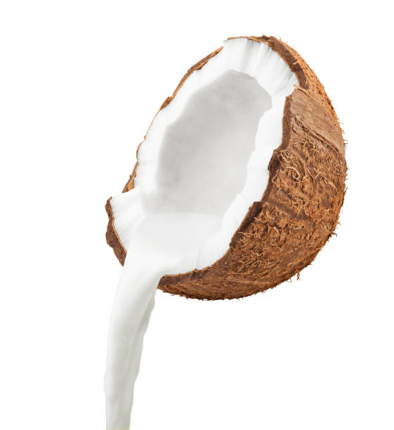 istock Coconut milk, isolated on white background, full depth of field, clipping path 1130564148
