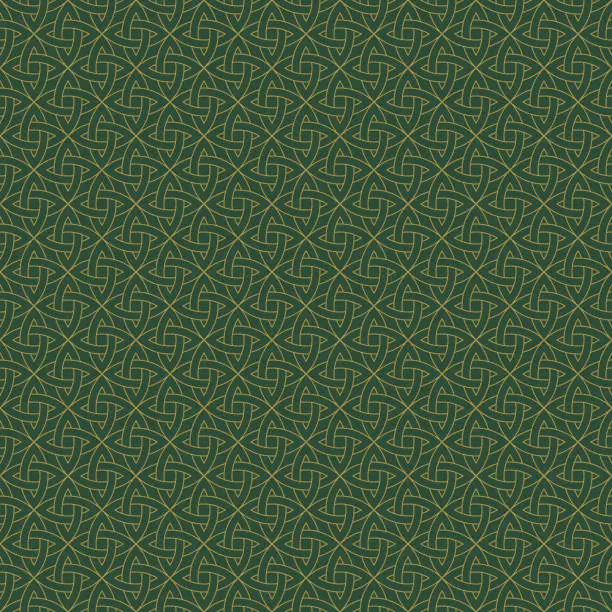 Vector illustration of Celtic Knot Seamless Pattern