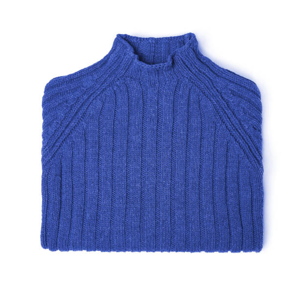 istock Colored wool neatly folded sweater on a white background. 1130571063
