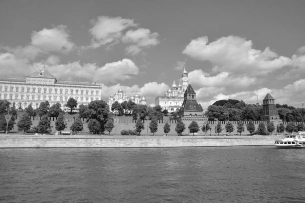 The Moscow Kremlin and the embankment. Center of the Russian capital.