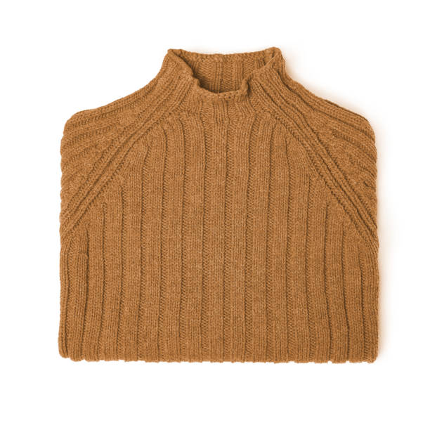 istock Colored wool neatly folded sweater on a white background. 1130572787