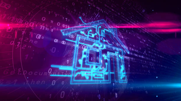 istock Intelligent house IOT concept 3D illustration 1130573033