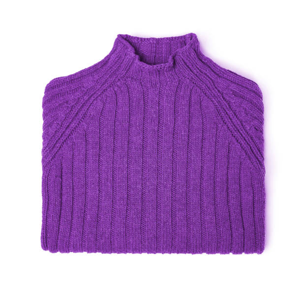 istock Colored wool neatly folded sweater on a white background. 1130573181