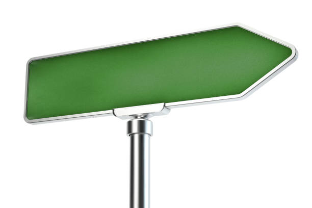 Traffic arrow sign, 3D illustration