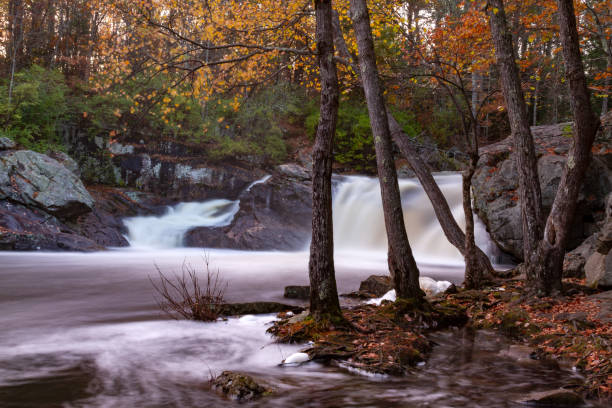 istock Autumn Warmth at the Falls 1130577382