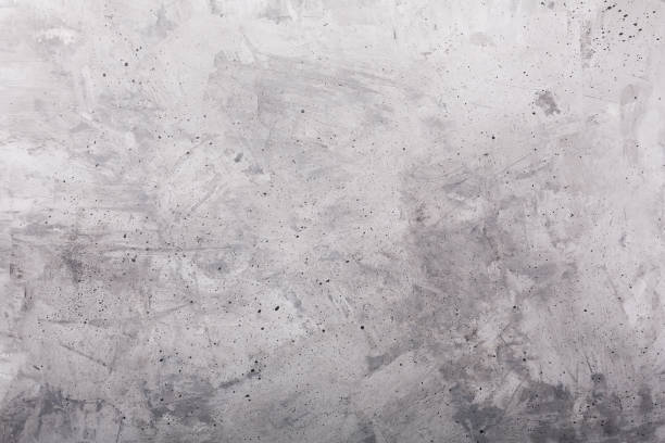 Old gray painted concrete rustic background, horizontal orientation stock photo