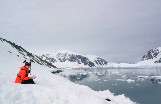 istock Women's Adventure on Danko Island, Antarctica 1130585917