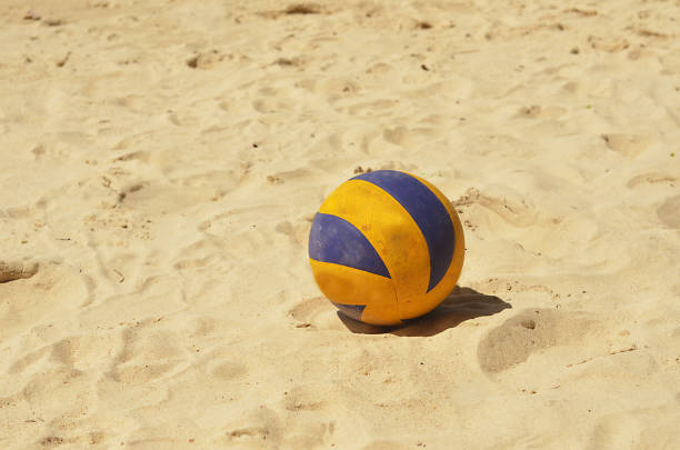 istock Volleyball on the sand photo 1130587760