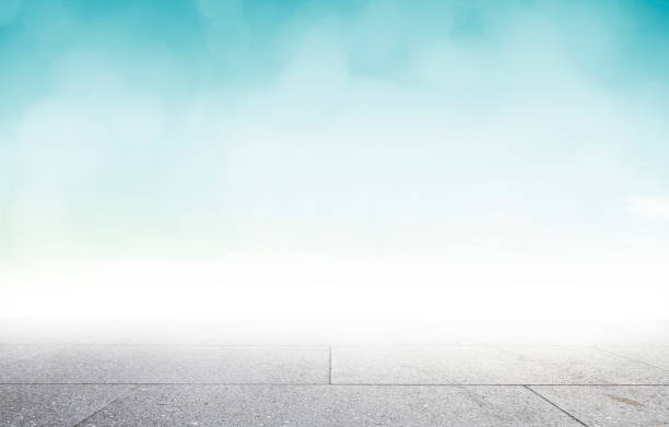 istock Perspective border wood table beach outside on calm blue sky in spring background concept for wide dinning board on summer landscape wallpaper bacground, mockup promotion product. 1130592300