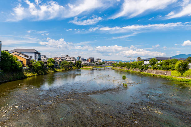 istock Japan and the sky and the river 1130593442