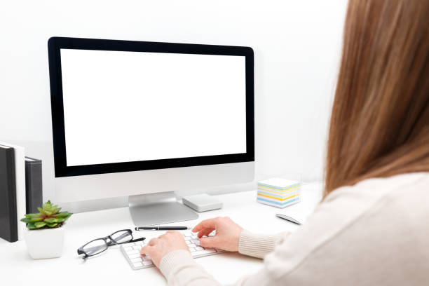 istock Business woman, freelancer or blogger using computer 1130594903