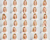 istock Young Woman Making Facial Expressions 1130597979