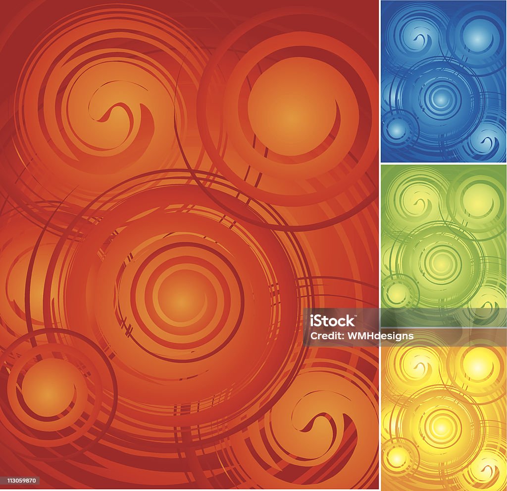 Swirl arrière-plans - clipart vectoriel de Abstrait libre de droits