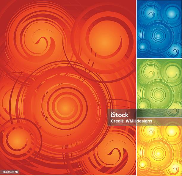 Swirl Arrièreplans Vecteurs libres de droits et plus d'images vectorielles de Abstrait - Abstrait, Bleu, Chaleur