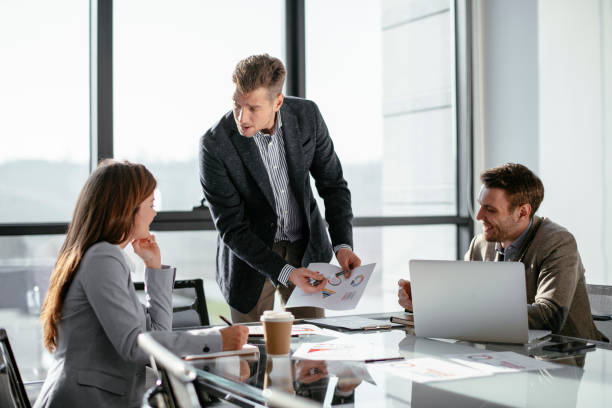 istock Three departments working towards one goal 1130599114