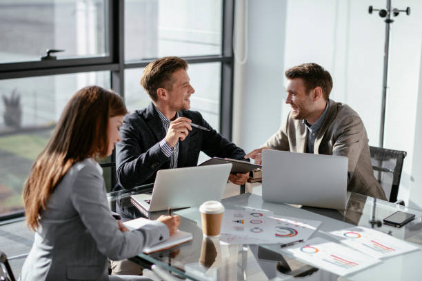 istock Three departments working towards one goal 1130599124