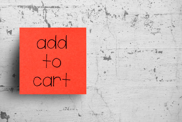 istock Sticky note on concrete wall, Add to cart 1130601070
