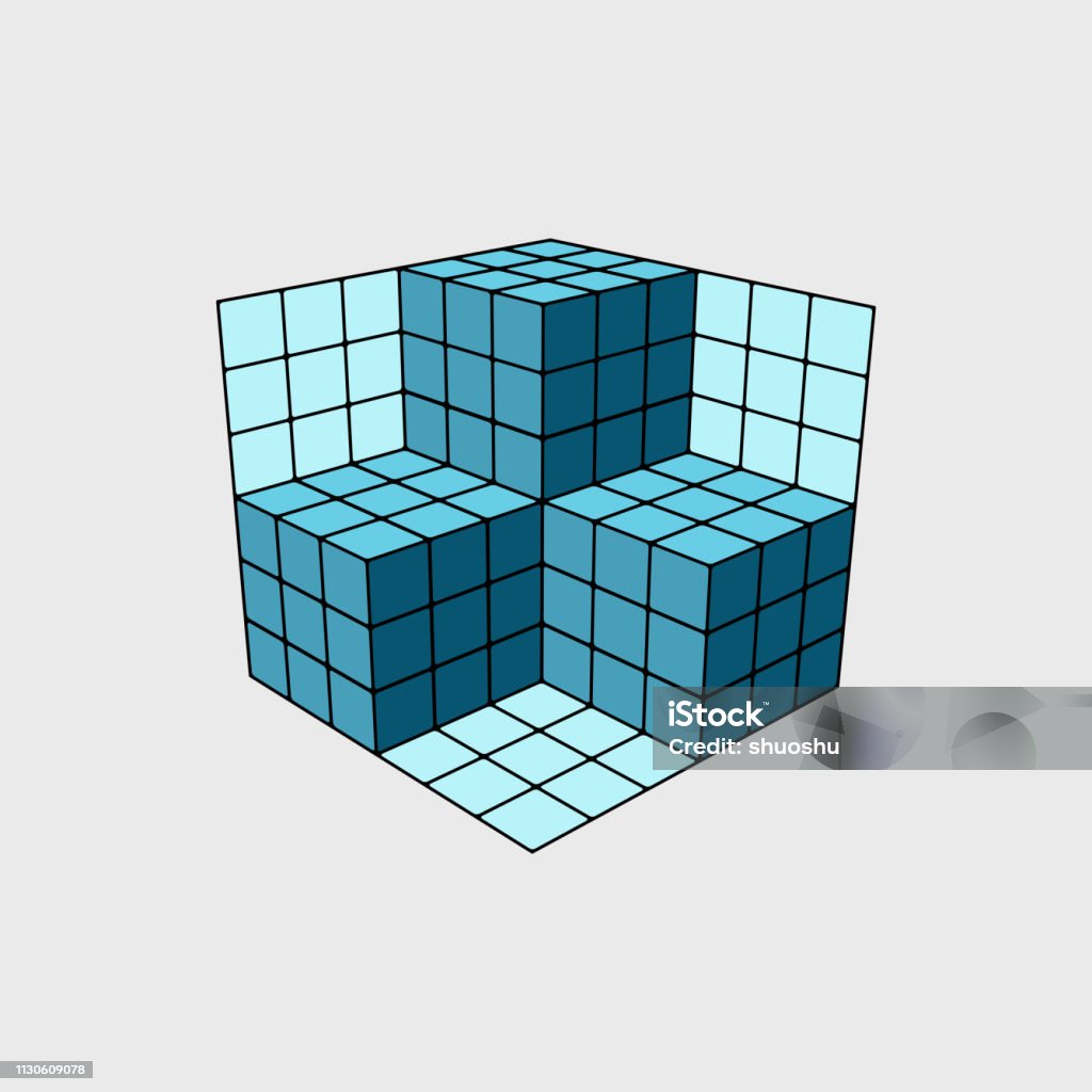 3d Geometry Check 3d Geometric Check Pattern Stock Illustration - Download Image Now ...