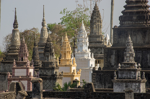 Stupa at Kampong Cham, Cambodia