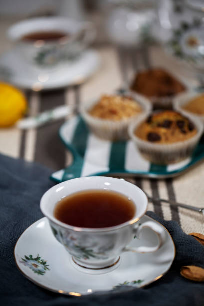 istock afternoon tea and homemade muffins 1130610494