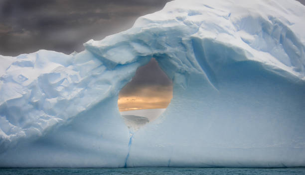 istock Hole in the Ice at Dawn 1130610930