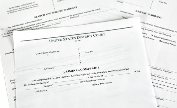 istock Criminal Complaint Court Papers 1130615614