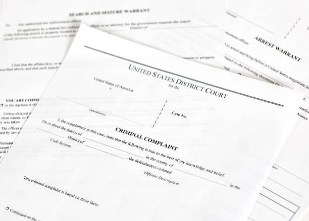 istock Criminal Complaint Court Papers 1130616134