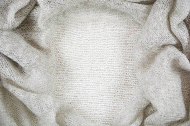 istock Texture fine woolen mohair fabric 1130618412