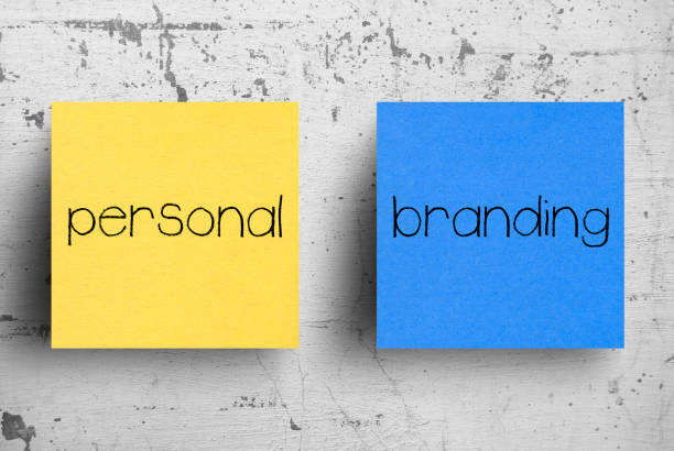 Sticky note on concrete wall, Personal Branding