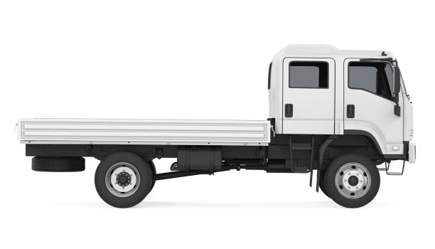 istock Dropside Truck Isolated 1130626380