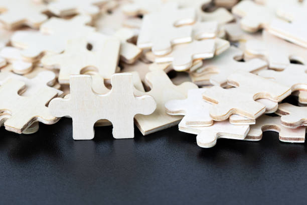 istock Top view of Jigsaw puzzle pieces 1130627394