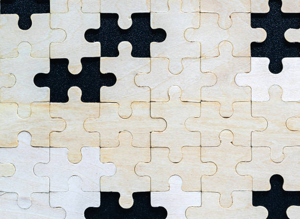 istock Top view of Jigsaw puzzle pieces 1130627398