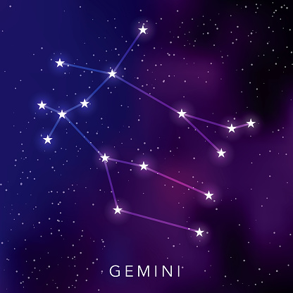 A set of star constellations, with captions. File is built in RGB and contains multiple transparency effects as well as a gradient mesh background (only editable in Adobe Illustrator).