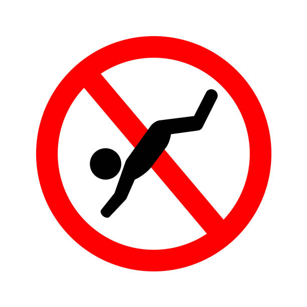 No Diving Sticker No Diving Sticker Prohibited Signage