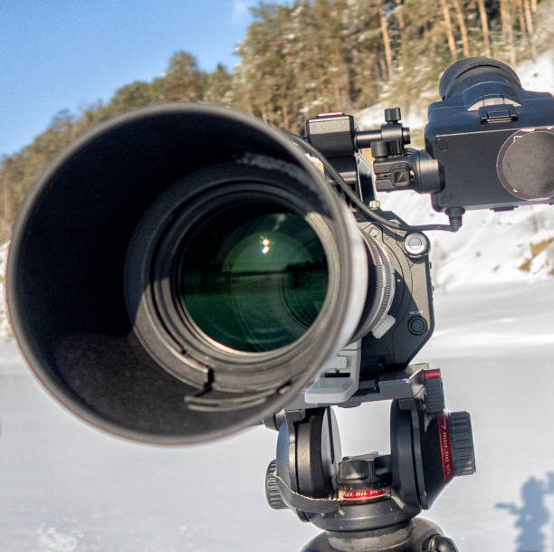 istock Video cameraman working with his professional equipment. 1130640068